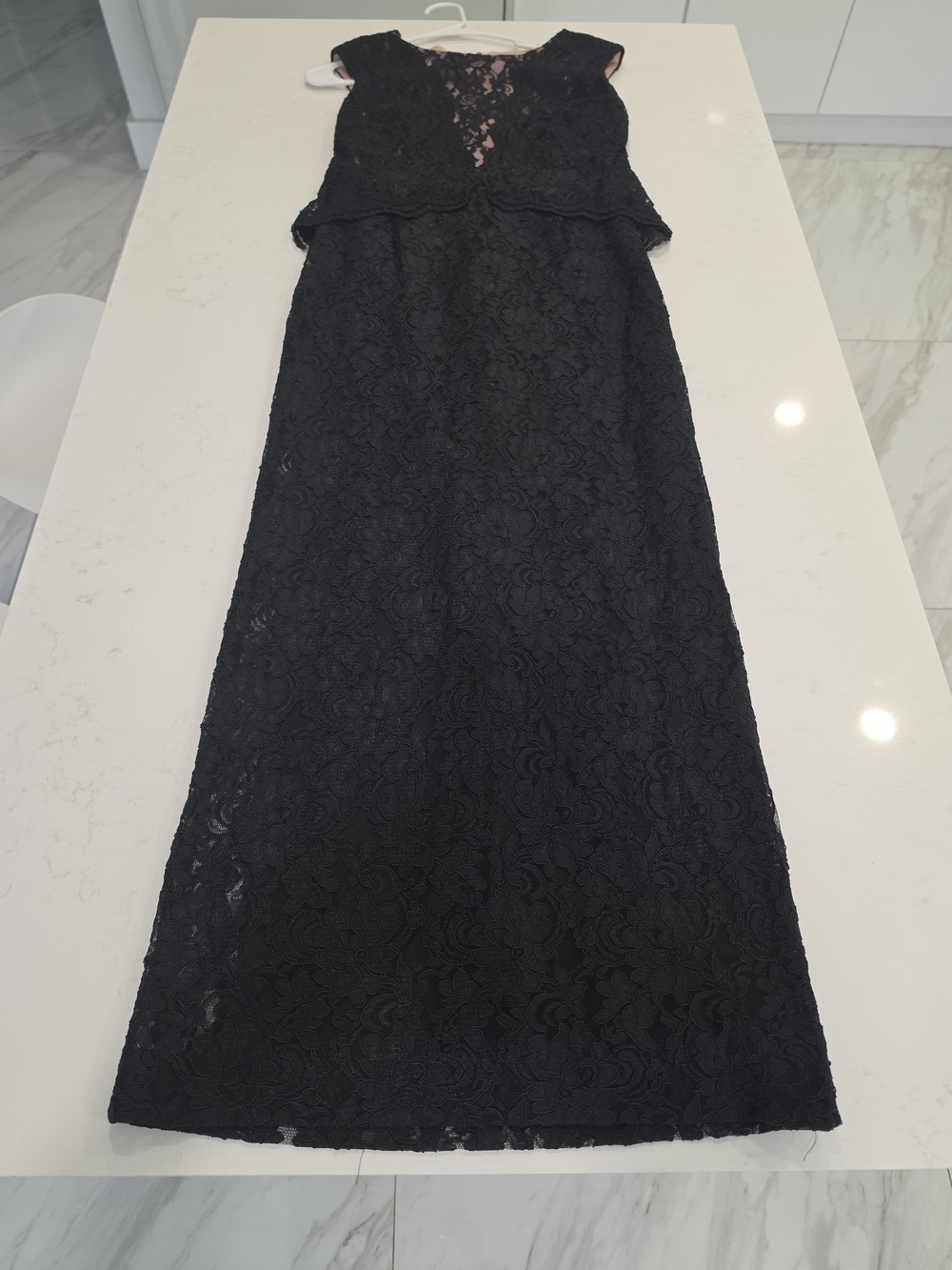 Ralph Lauren Black Lace Maxi Skirt
